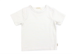 Petit Piao pearl blue/offwhite t-shirt striber